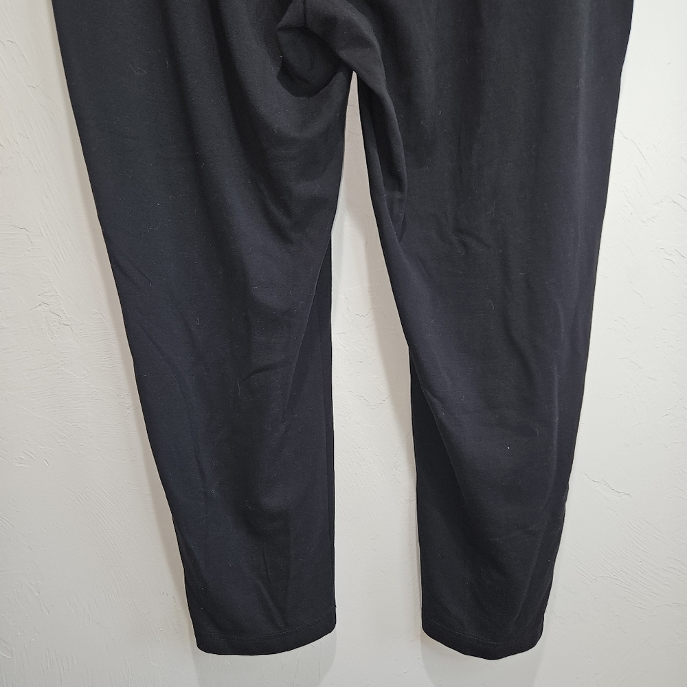Chicos Zenergy Black Pants Adjustable Length Women's Size 4R 20 22 Pull On Comfy - Picture 5 of 10